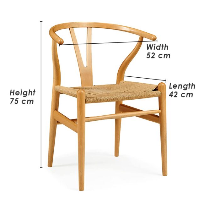 Wishbone Chair – Iconic Mid-Century Modern Dining Chair - Image 2