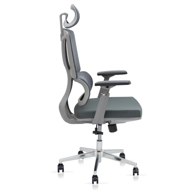 Ergonomic office chair with breathable mesh back, adjustable headrest, and armrests - Image 3