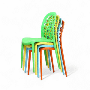 Plastic Chairs Stacking Modern Molded Side Chair Minimalist Nordic Casual Kitchen Dining Room Chair Living Room Chairs Indoor Outdoor Armchair