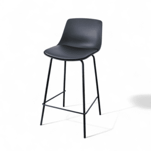 Modern Bar Stool with Metal Legs - Counter 75 cm Height Seating