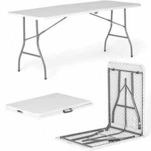 Portable Plastic Folding Table (150x70cm)