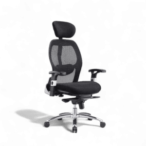 ​Ergonomic High-Back Mesh Office Chair with Headrest