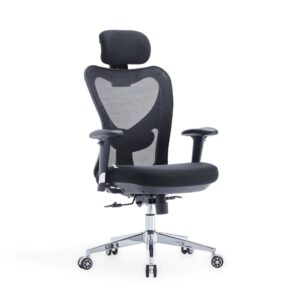 Breathable Mesh Office Chair with Adjustable Armrests