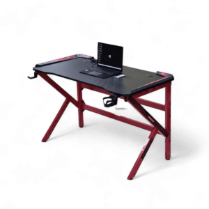 Ergonomic RGB Gaming Desk with Carbon Fiber Top